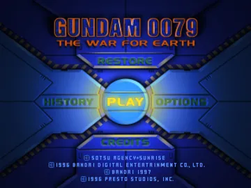 Gundam 0079 - The War for Earth (JP) screen shot title